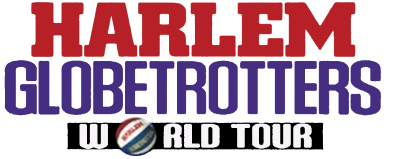 Harlem Globetrotters World Tour title screen for Nintendo DS